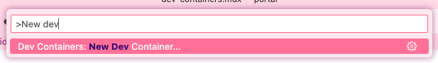 Dev containers 1