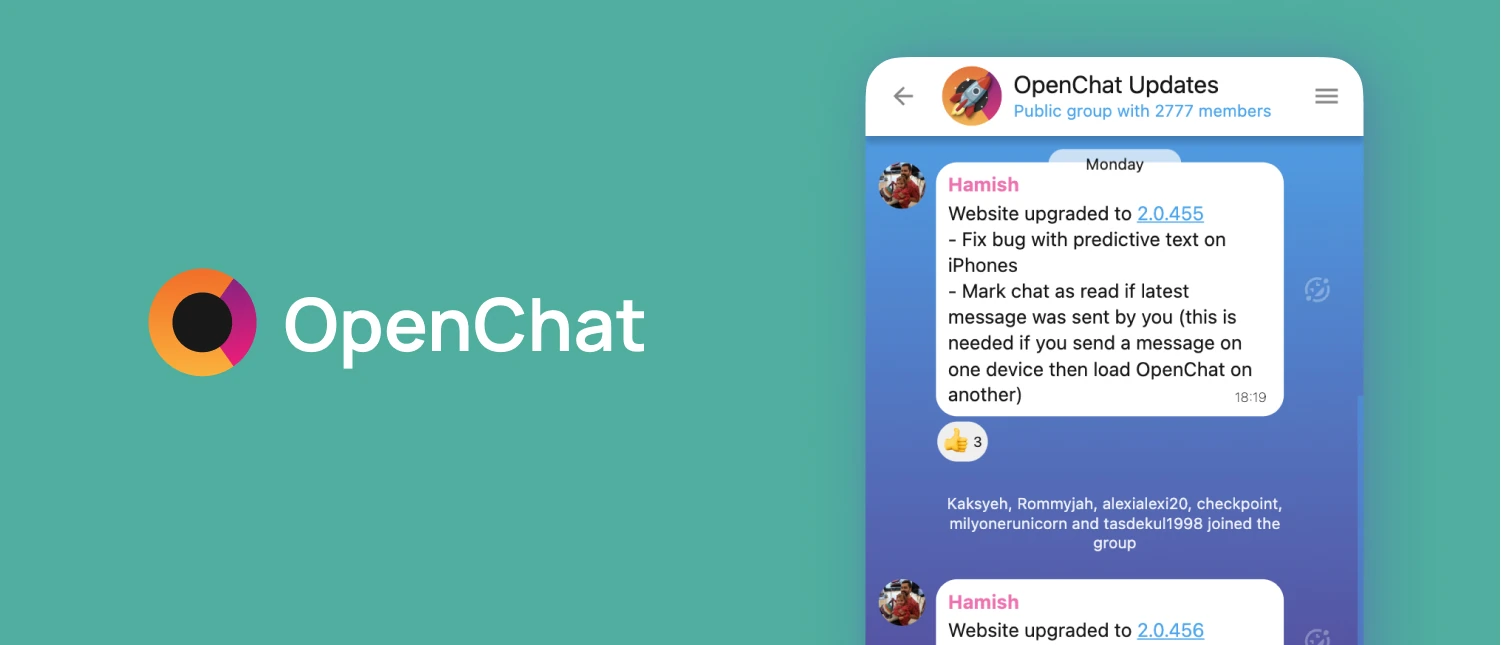 OpenChat screenshot